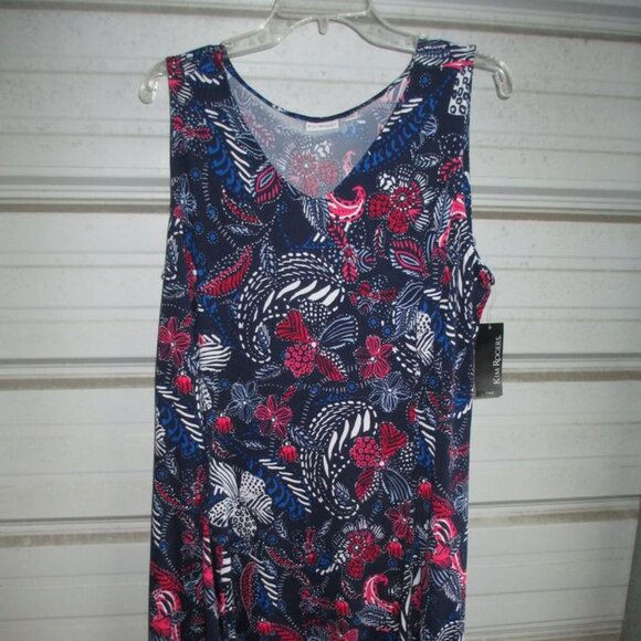 NEW 1X Plus Size American print Beautiful womens dress - Picture 2 of 5